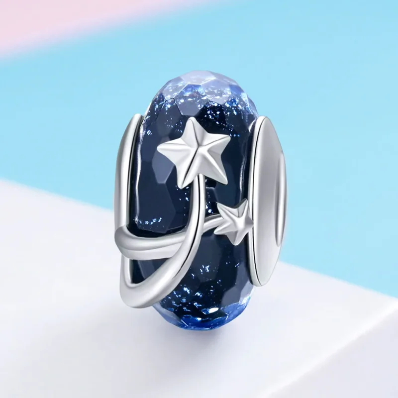 (imagine pentru) Charm Pandora stil Toamna Tarzie Noapte Cu Stele - SCC861 - Vizualizare 2