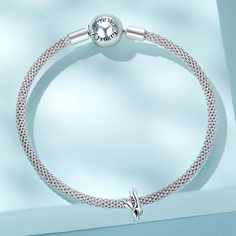 (imagine pentru) Charm Pandora Style Embrace Spacer - SCC2363 - Vizualizare 4