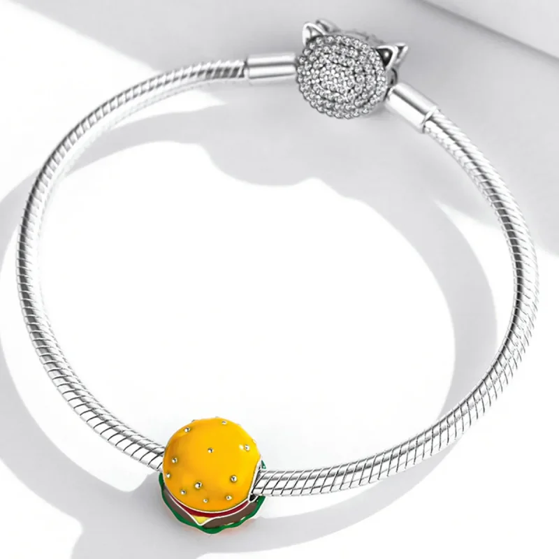 (imagine pentru) Charm Pandora Style Gourmet Burger - SCC2014 - Vizualizare 3