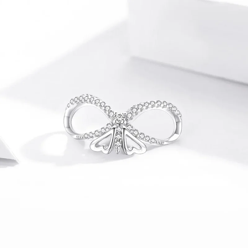 (imagine pentru) Charm Pandora Style Shine Butterfly - BSC469 - Vizualizare 2