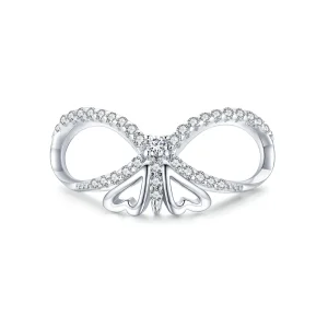 (imagine pentru) Charm Pandora Style Shine Butterfly - BSC469