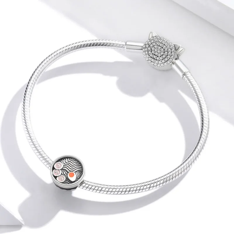 (imagine pentru) Charm stil Pandora cu tematica japoneza Ramen - SCC1905 - Vizualizare 3