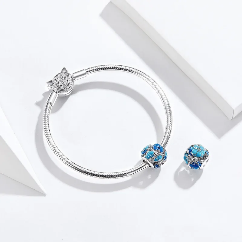 (imagine pentru) Charm-ul Blooming All The Way în stilul Pandora - BSC087 - Vizualizare 4