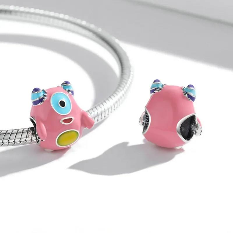 (imagine pentru) Charm ul de tip Pandora stil Monstru cu un ochi - SCC2057 - Vizualizare 4