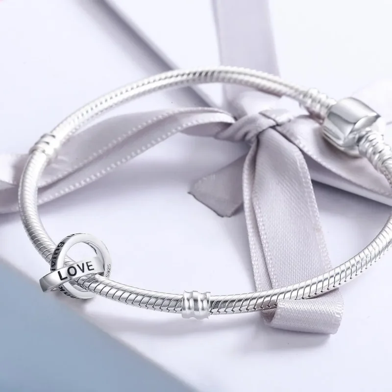 (imagine pentru) Charm-ul Grateful to You în stil Pandora - SCC227 - Vizualizare 4