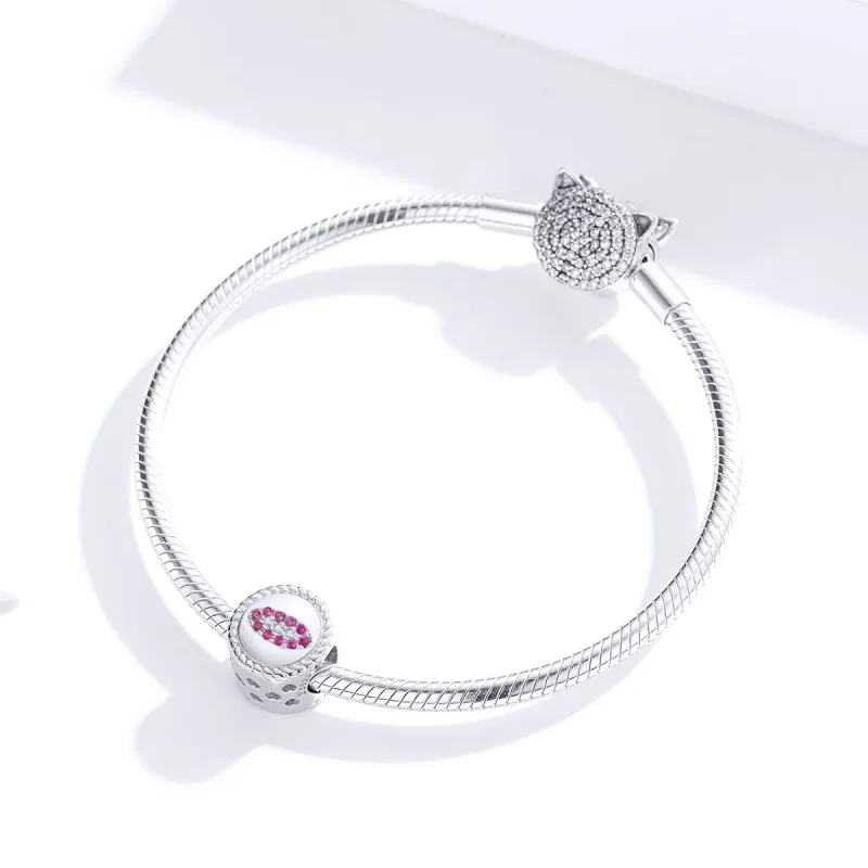 (imagine pentru) Charm-ul Mark of Love în stil Pandora - SCC1347 - Vizualizare 4