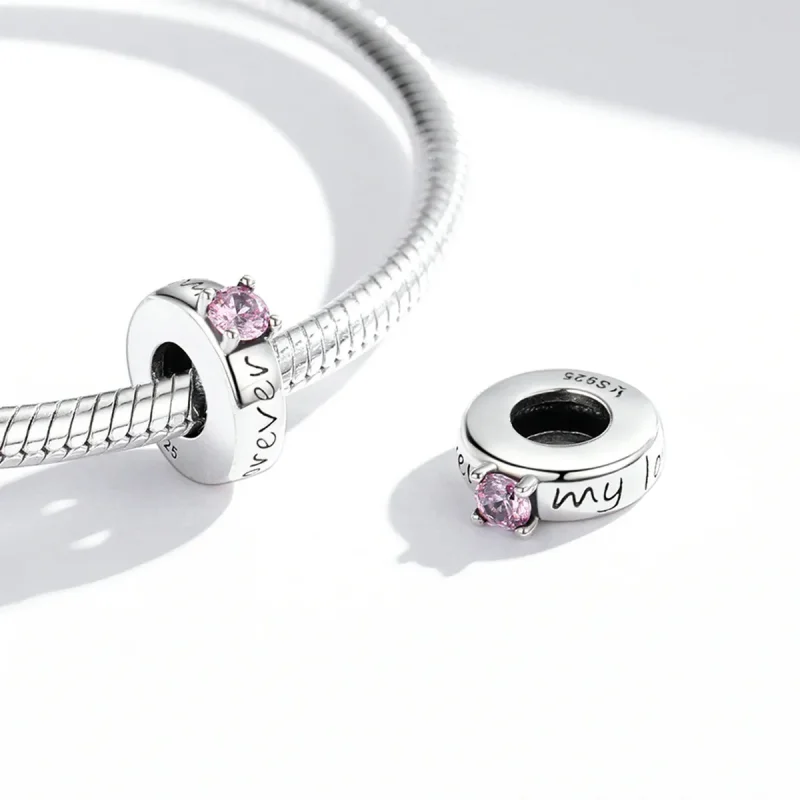 (imagine pentru) Charma Spacer de stil Pandora Forever - SCC1984 - Vizualizare 3