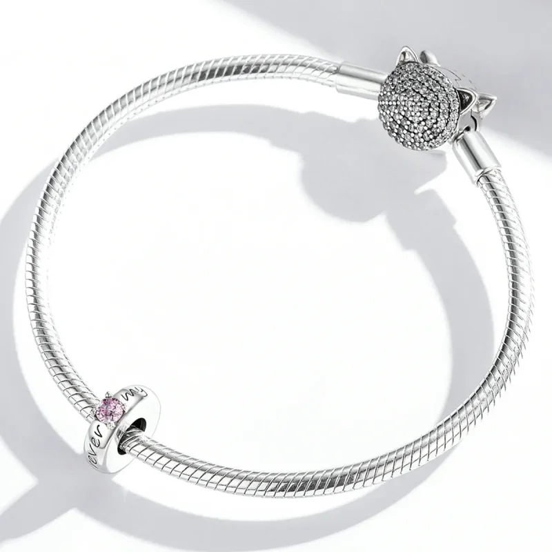 (imagine pentru) Charma Spacer de stil Pandora Forever - SCC1984 - Vizualizare 4