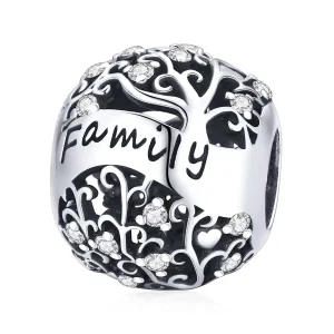 (imagine pentru) Charma stil Pandora cu arbore genealogic - BSC489