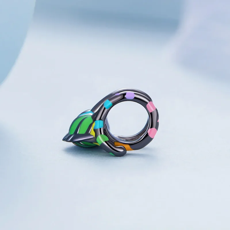 (imagine pentru) Charma stil Pandora cu cameleon - BSC694 - Vizualizare 3