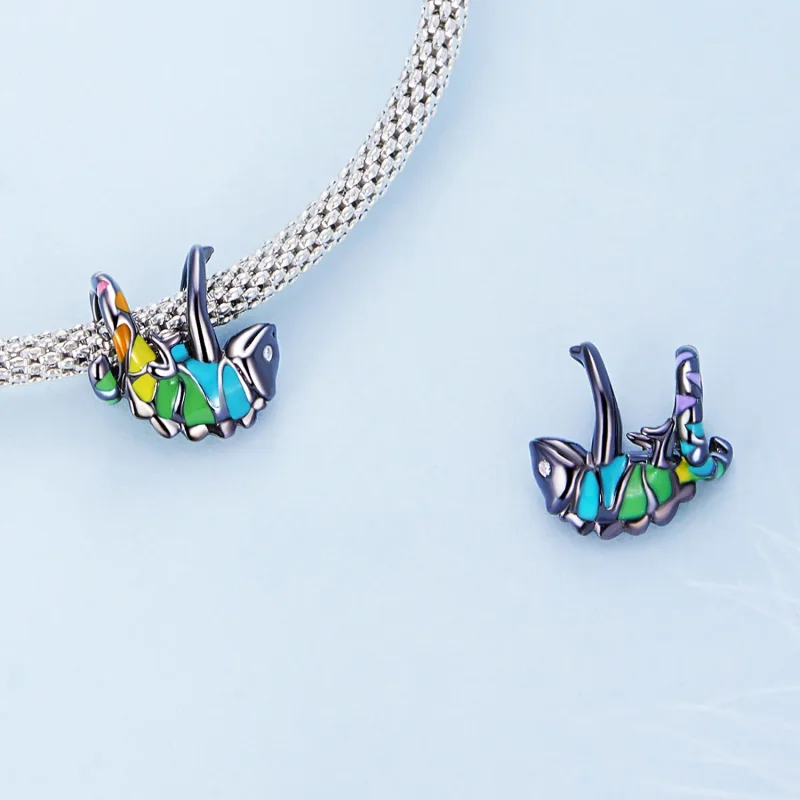 (imagine pentru) Charma stil Pandora cu cameleon - BSC694 - Vizualizare 4