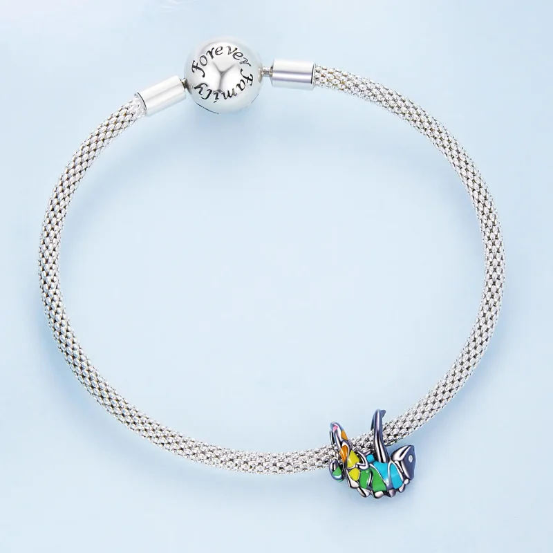 (imagine pentru) Charma stil Pandora cu cameleon - BSC694 - Vizualizare 5