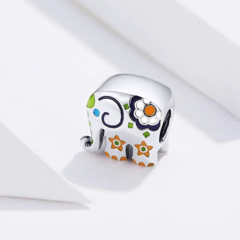 (imagine pentru) Ciondanel Pandora stil Elefant Fericit - BSC095 - Vizualizare 3