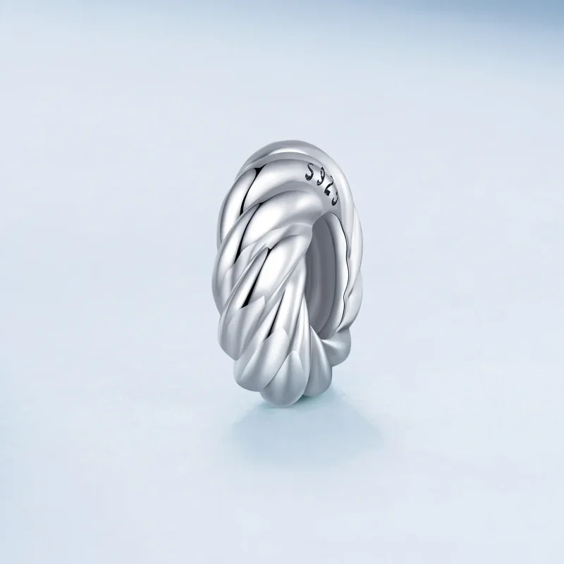 (imagine pentru) Ciondanel Twist Tip Spacer stil Pandora - BSC698 - Vizualizare 2