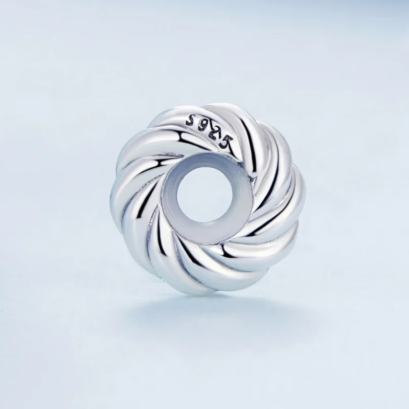 (imagine pentru) Ciondanel Twist Tip Spacer stil Pandora - BSC698 - Vizualizare 3