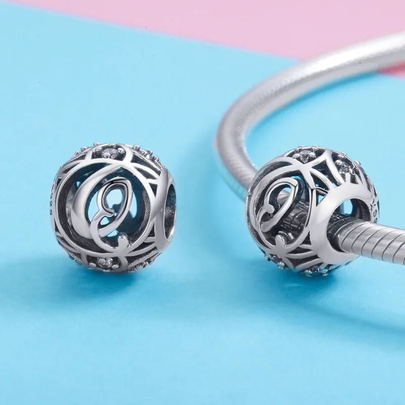 (imagine pentru) Cărămidă Pandora cu litera Q - SCC738-Q - Vizualizare 3