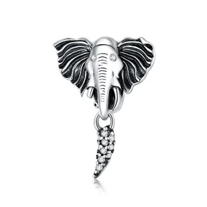 (imagine pentru) Pandantiv stil Pandora cu un elefant cu dinti lipsa - SCC1583
