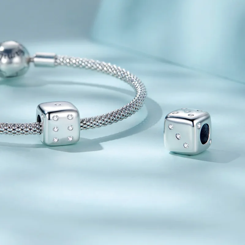 (imagine pentru) Pandora Stil Amuletă Norocoasă Zar - SCC2362 - Vizualizare 5