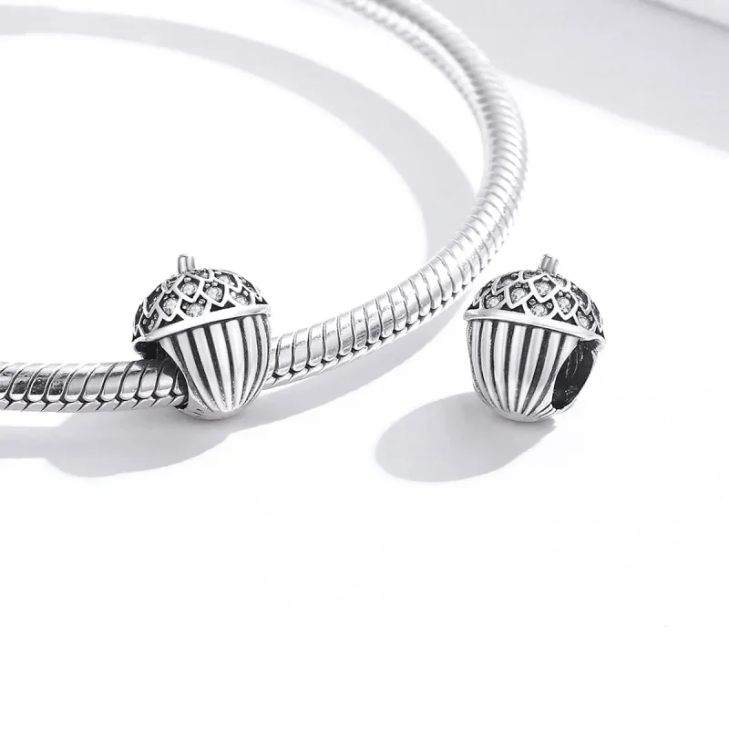 (imagine pentru) Pandora Stil Amulet Norocos Con de Pin - BSC337 - Vizualizare 4