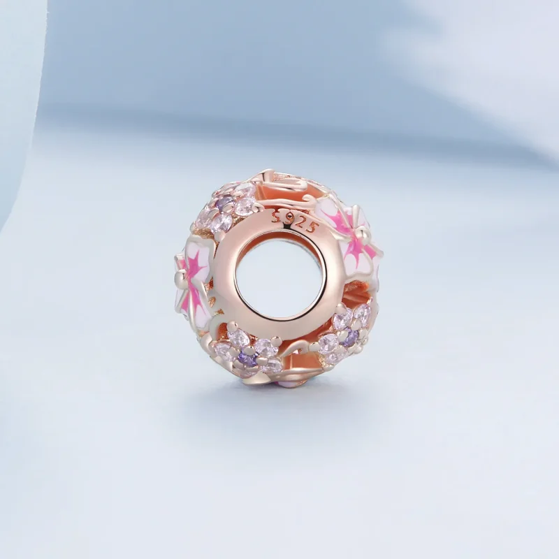 (imagine pentru) Pandora Stil Amuletă Sakura Roz - BSC643 - Vizualizare 3