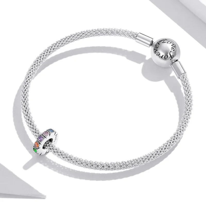 (imagine pentru) Pandora Stil Arc de Piatră Spacer Charm - BSC473 - Vizualizare 3