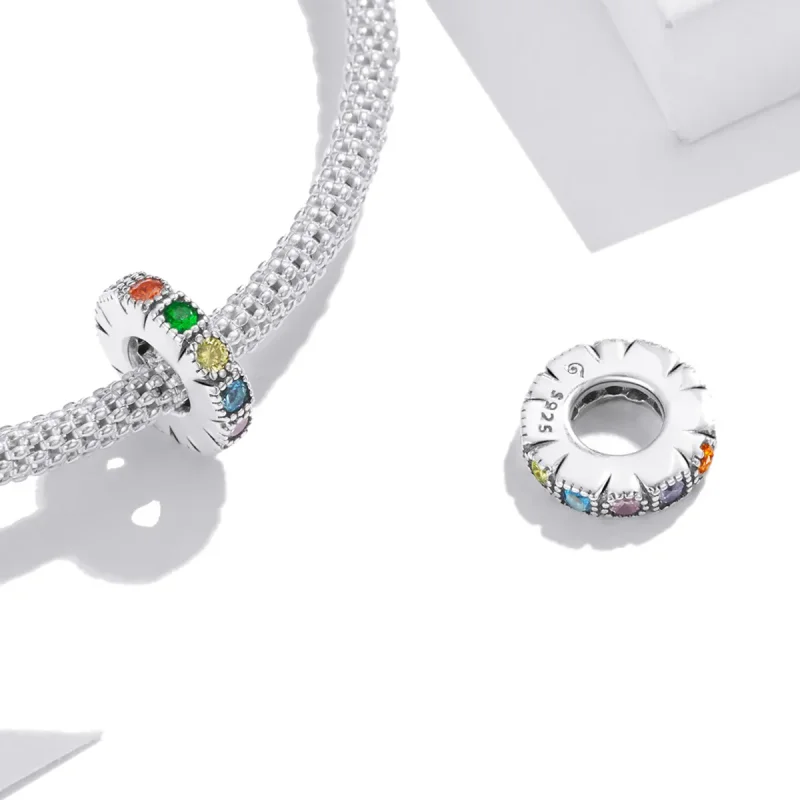 (imagine pentru) Pandora Stil Arc de Piatră Spacer Charm - BSC473 - Vizualizare 4