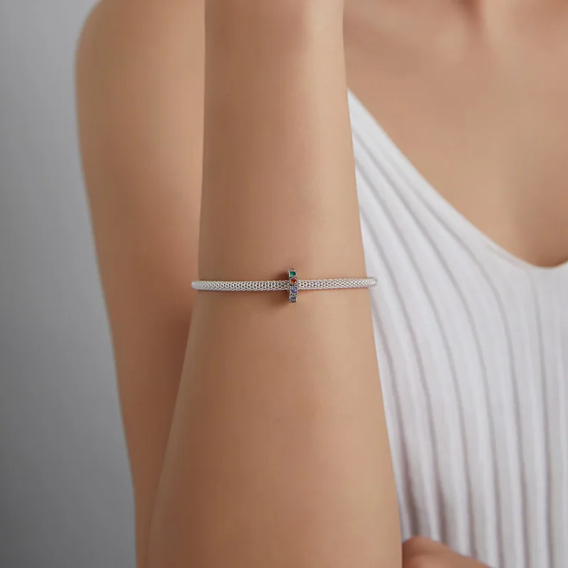 (imagine pentru) Pandora Stil Arc de Piatră Spacer Charm - BSC473 - Vizualizare 5