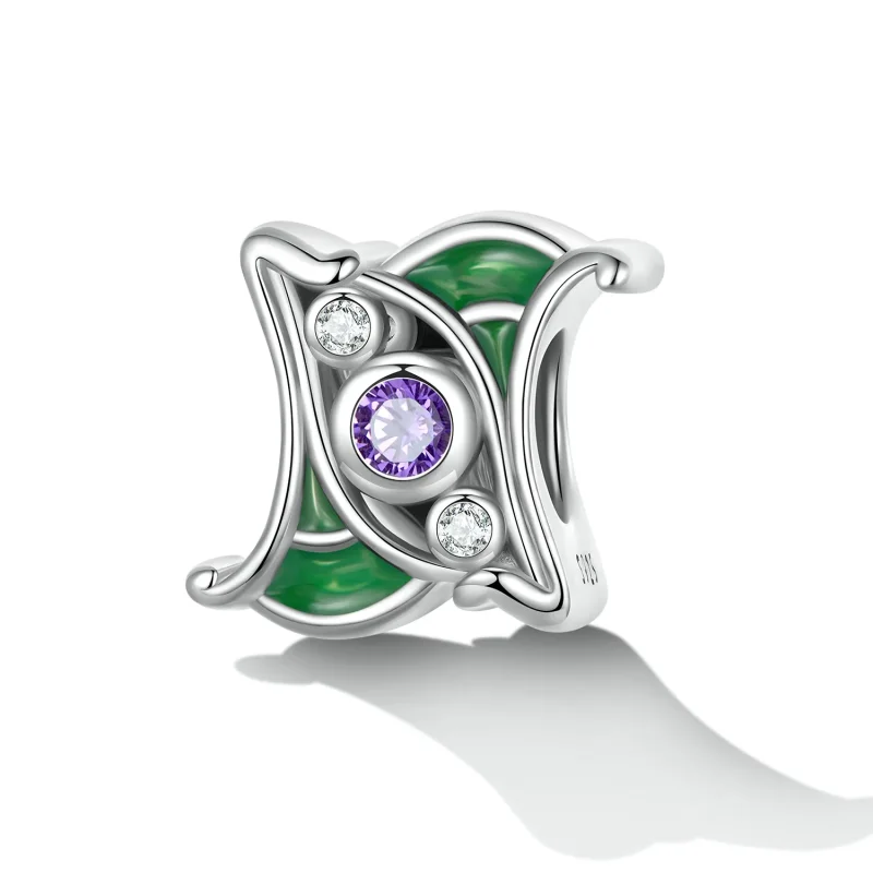 (imagine pentru) Pandora Stil Artă Farmec Spacer Zirconiu Mov - SCC2294 - Vizualizare 2