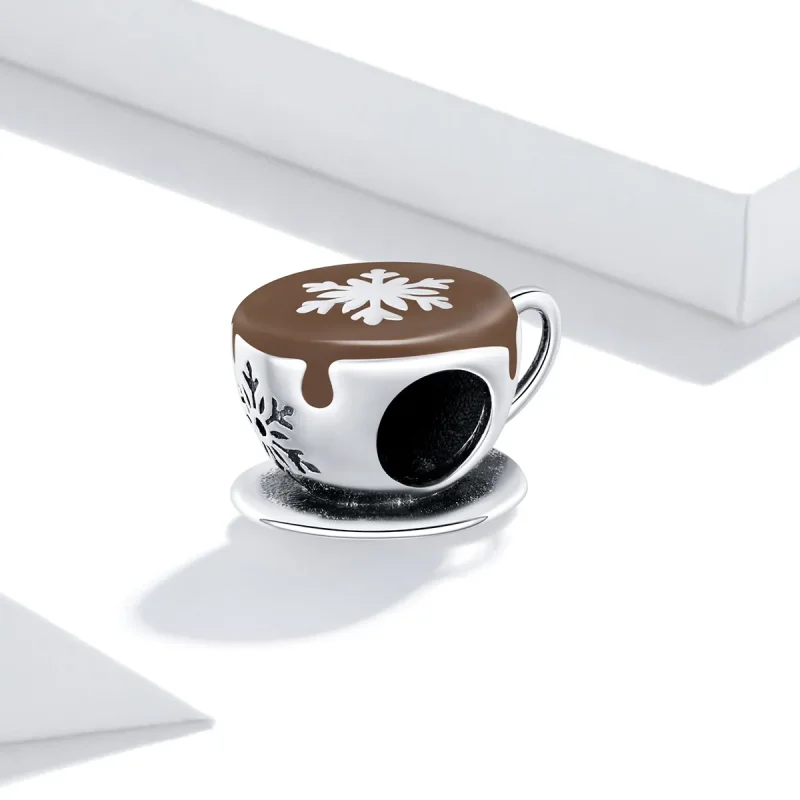 (imagine pentru) Pandora Stil Breloc Cafea de Iarnă - BSC361 - Vizualizare 2