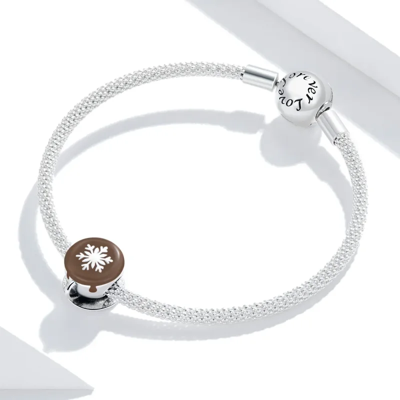 (imagine pentru) Pandora Stil Breloc Cafea de Iarnă - BSC361 - Vizualizare 3