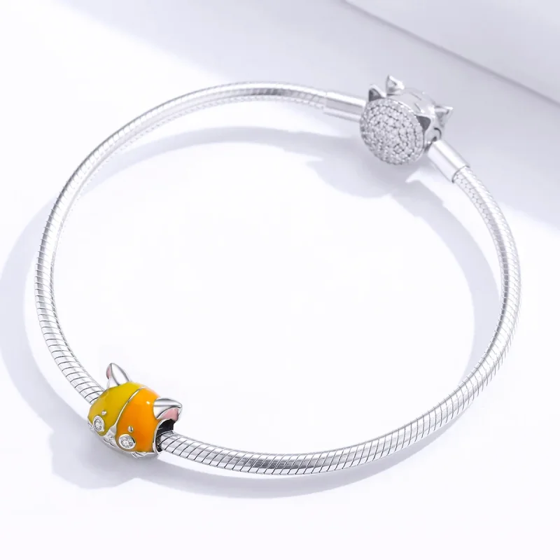 (imagine pentru) Pandora Stil Breloc Garfield - BSC189 - Vizualizare 3