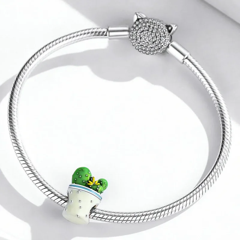 (imagine pentru) Pandora Stil Cactus Pot Amulet - SCC2019 - Vizualizare 3