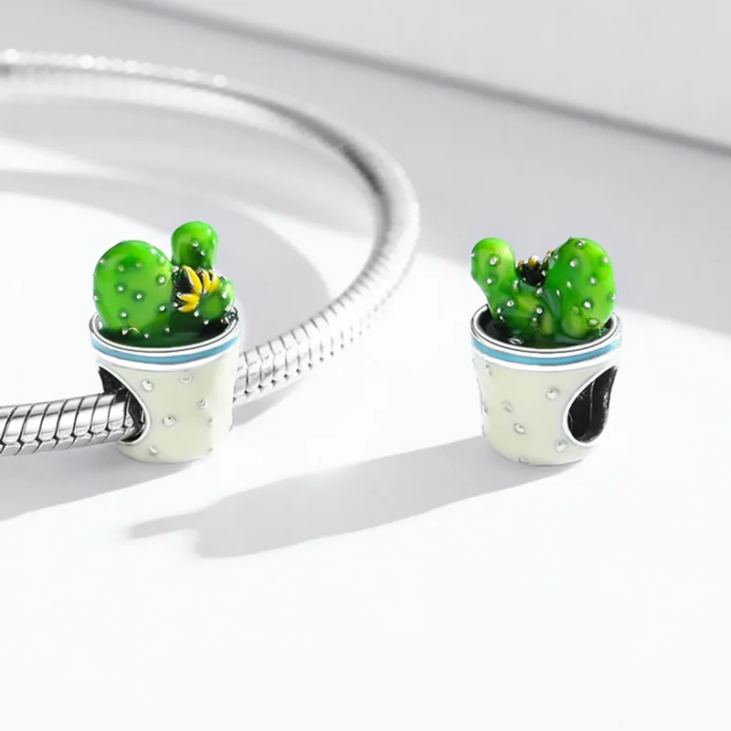 (imagine pentru) Pandora Stil Cactus Pot Amulet - SCC2019 - Vizualizare 4