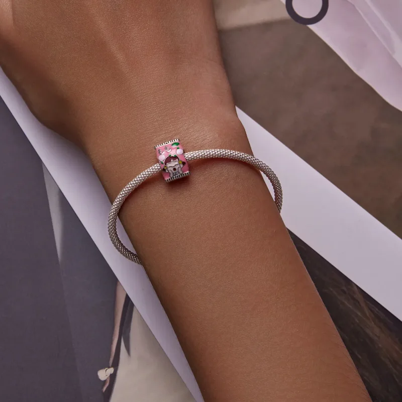 (imagine pentru) Pandora Stil Caramelă de Piersică Charm - SCC2198 - Vizualizare 6