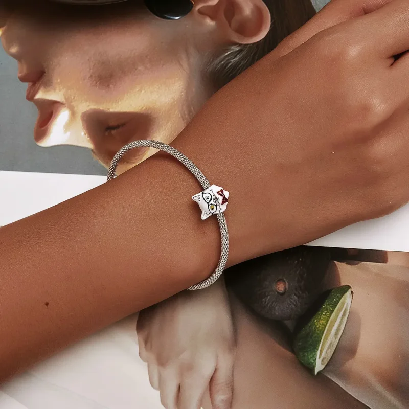 (imagine pentru) Pandora Stil Catelus Alb Charm - SCC2093 - Vizualizare 6