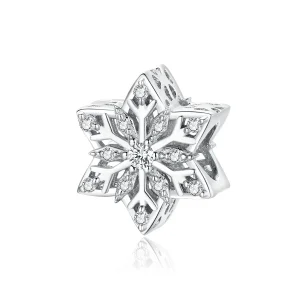(imagine pentru) Pandora Stil Charm strălucitor cu fulgi de zăpadă - BSC368