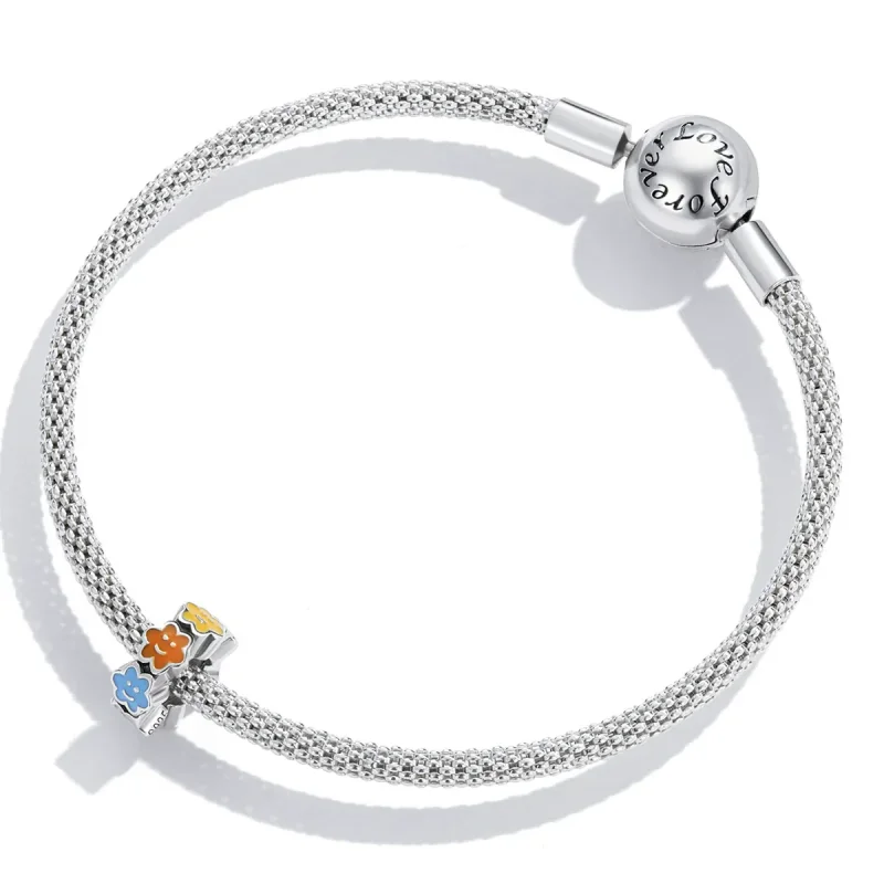 (imagine pentru) Pandora Stil Charm zâmbitor în formă de nor colorat - SCC2188 - Vizualizare 4