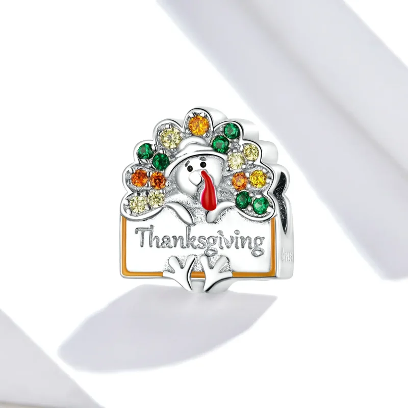 (imagine pentru) Pandora Stil Curcubeu Curcubeu Thanksgiving - BSC339 - Vizualizare 2