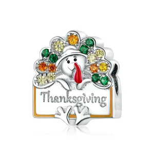 (imagine pentru) Pandora Stil Curcubeu Curcubeu Thanksgiving - BSC339