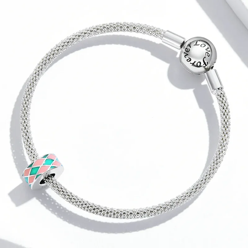 (imagine pentru) Pandora Stil Diamant Lattice Charm - SCC2165 - Vizualizare 3