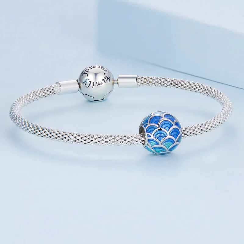 (imagine pentru) Pandora Stil Dragon Scales Charm - BSC683 - Vizualizare 5