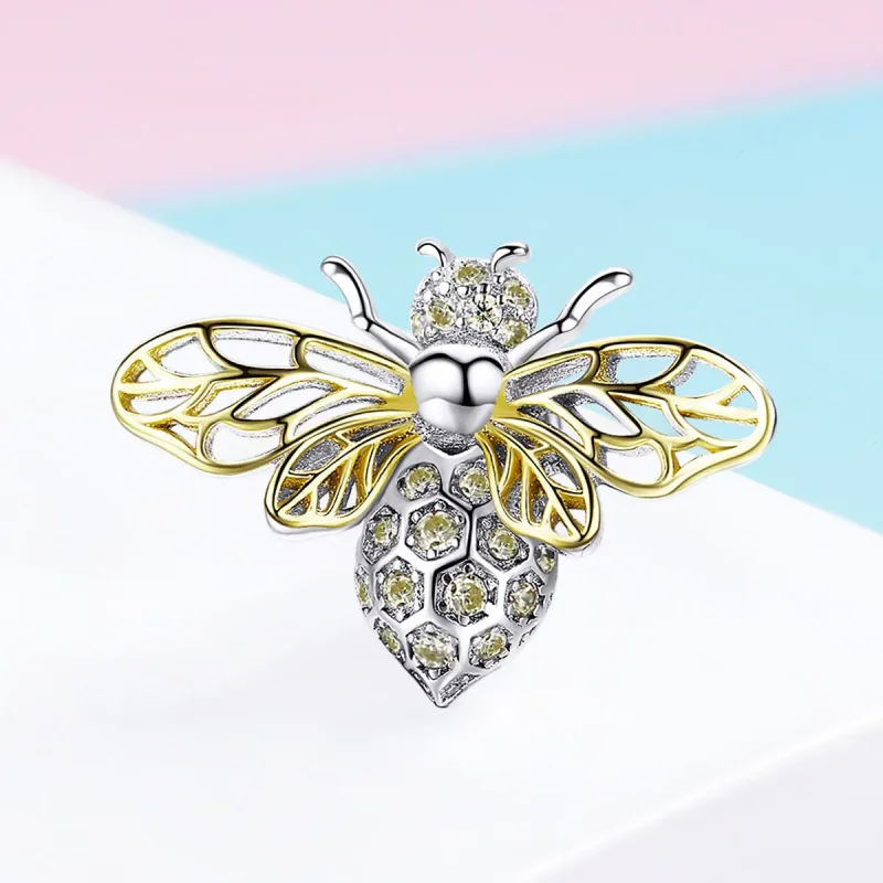 (imagine pentru) Pandora Stil Exquisite Bee Charm - BSC067 - Vizualizare 2