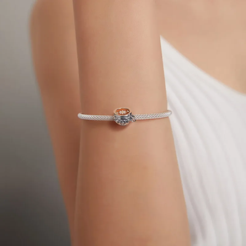 (imagine pentru) Pandora Stil Floare Cănășel Charm - SCC1915 - Vizualizare 5