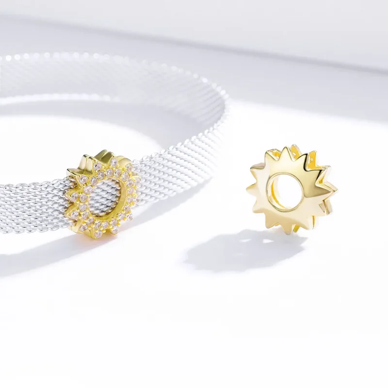 (imagine pentru) Pandora Stil Floare de Soare Clip - SCX107 - Vizualizare 2