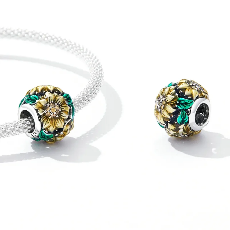 (imagine pentru) Pandora Stil Floare de Soare Pandantiv - SCC2209 - Vizualizare 4