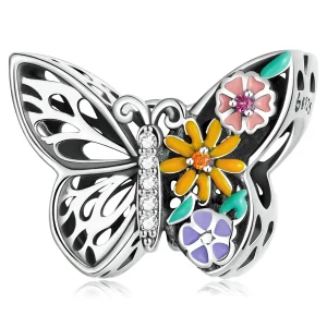 (imagine pentru) Pandora Stil Floare Fermecătoare Fluture - BSC588