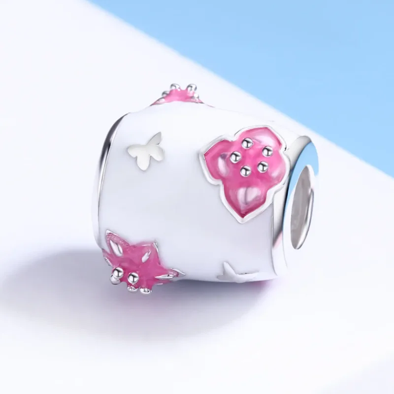 (imagine pentru) Pandora Stil Flori și Fluturi Charm - SCC446 - Vizualizare 3
