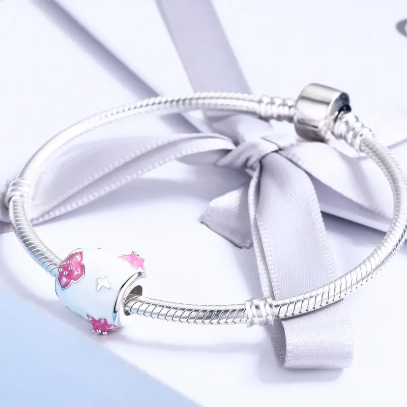 (imagine pentru) Pandora Stil Flori și Fluturi Charm - SCC446 - Vizualizare 4
