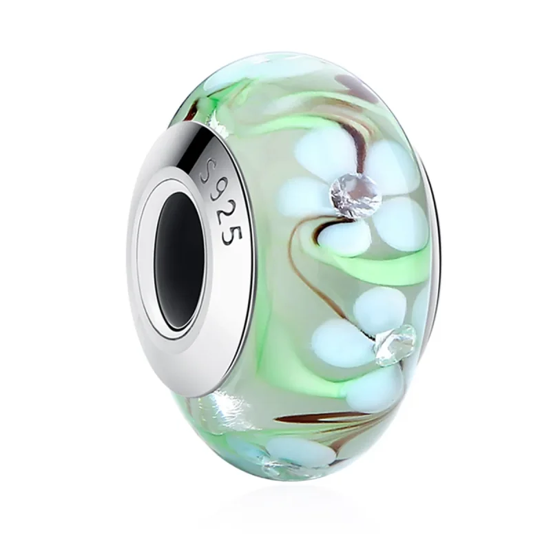 (imagine pentru) Pandora Stil Flori Murano Sticlă Șarm - SCZ020 - Vizualizare 2