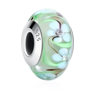 (imagine pentru) Pandora Stil Flori Murano Sticlă Șarm - SCZ020